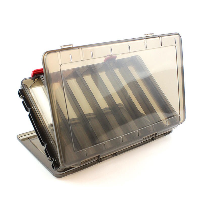 Double layer Fishing Tackle Box 10/14 Compartments Fishing Lures Baits Hook Lines Tools Storage Case Fishing Tools Pesca Boxes