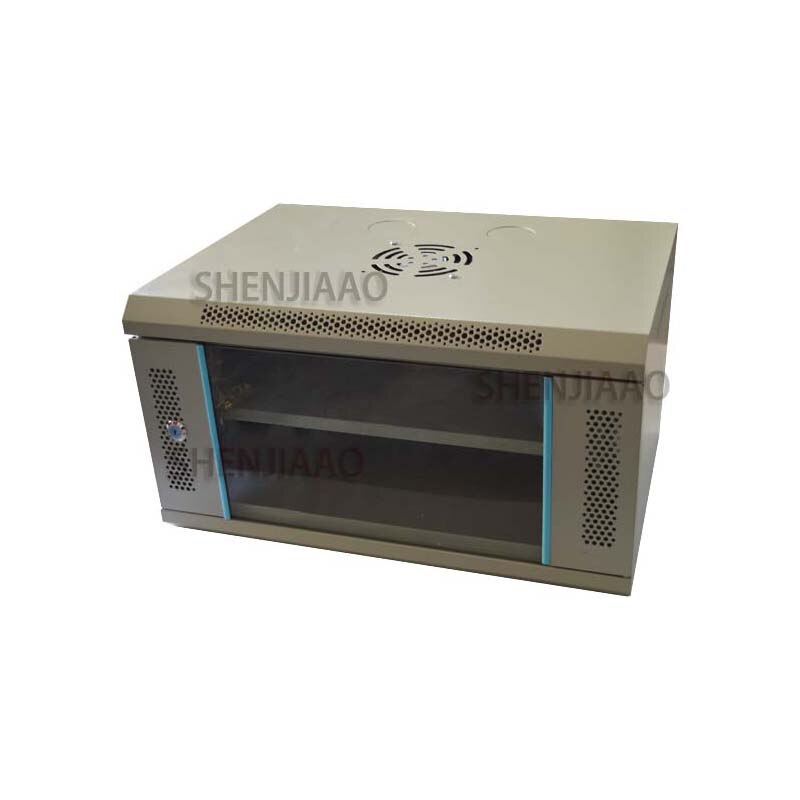 6u Netwerk Kabinet KB6406 Schakelkast Monitor koudgewalst staal 19-inch muur gemonteerde kast 220 v 1 pc