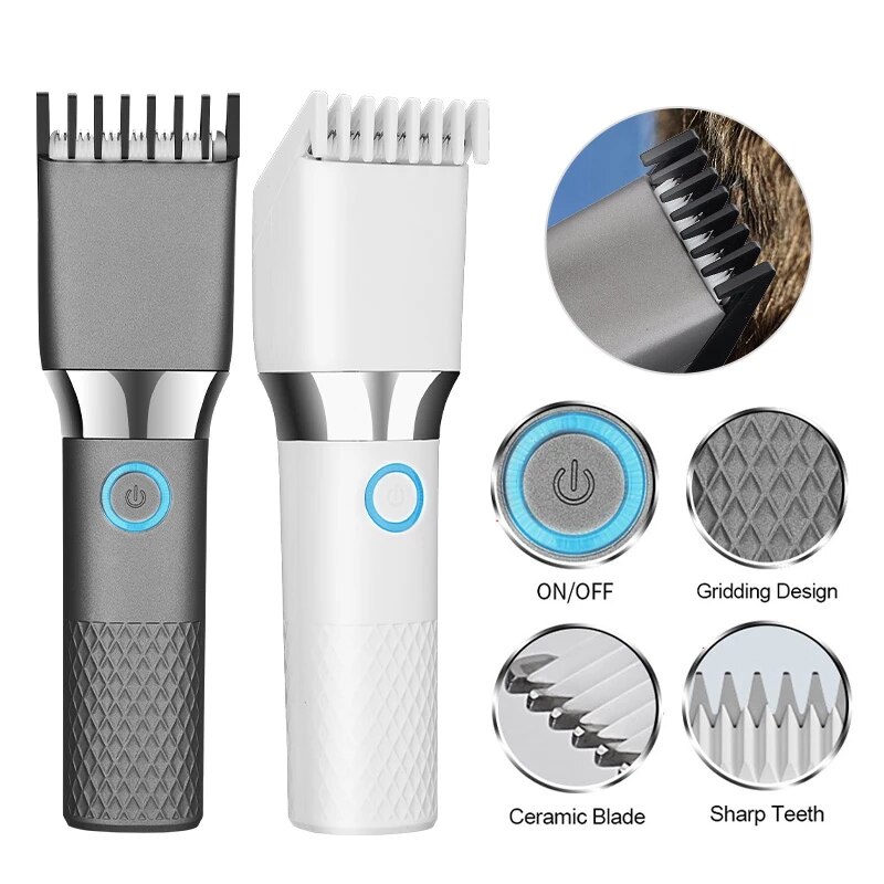 Adjustable 3-21mm Hair Trimmer For Men Hair Clipper Strong Power Hair Cutting Machine Low Noise Hair Clippers Men
