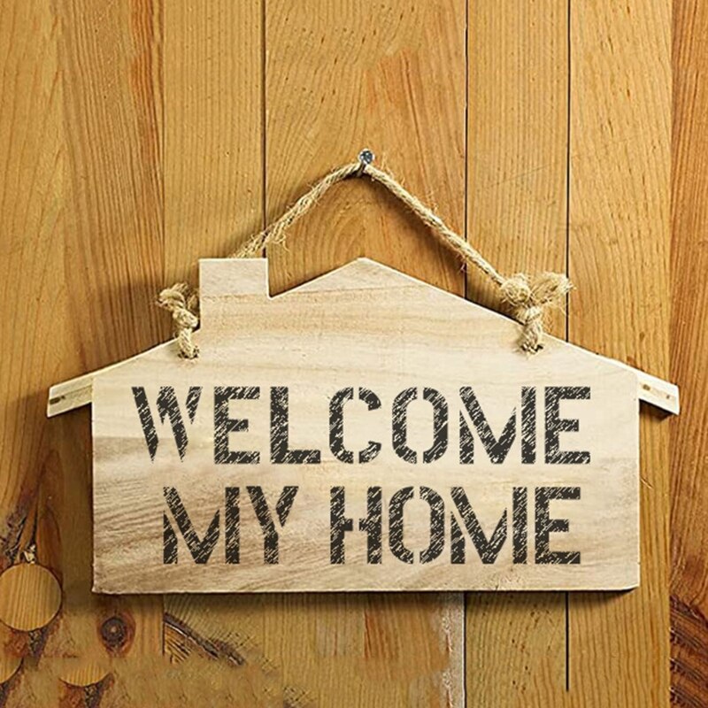 42 Pieces Letter Number Stencil Set Plastic Alphabet Painting Templates Mold Kit