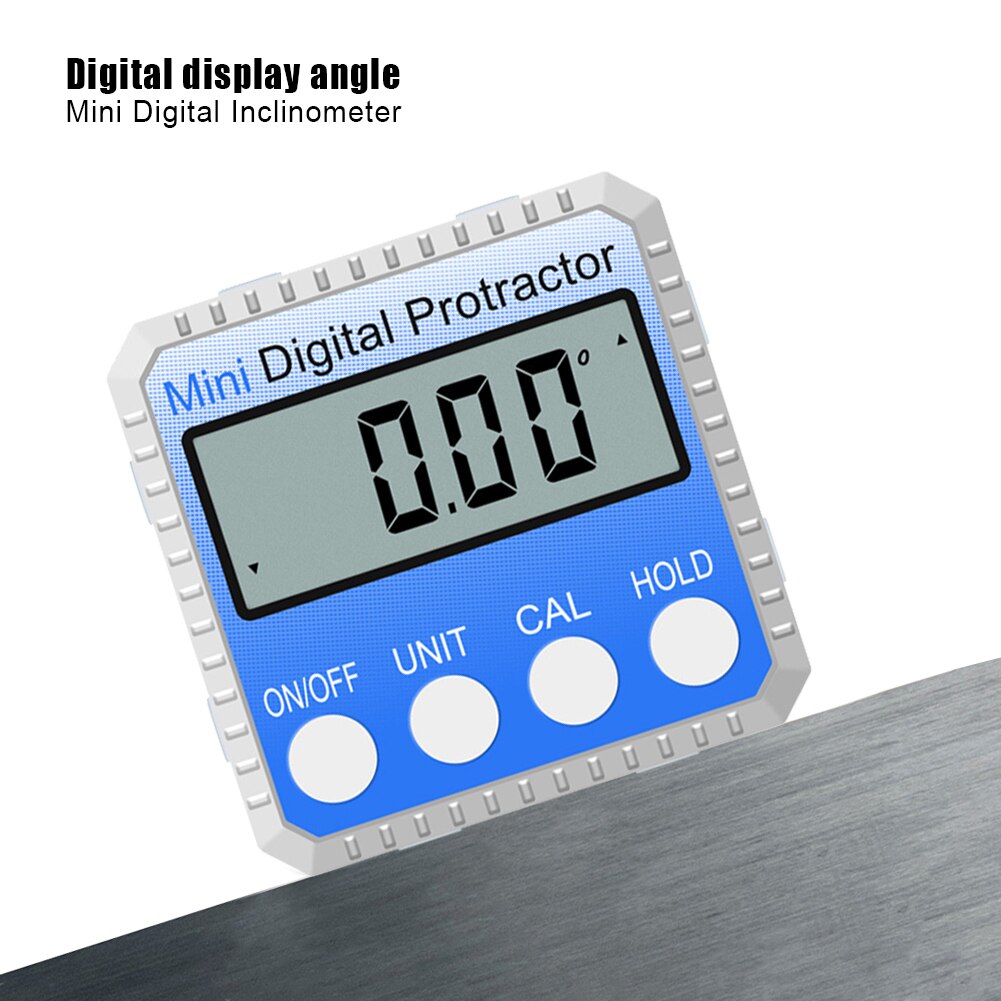 360 Mini Digital Protractor High Precision Electronic Goniometer Inclinometer Digital Level Angle Finder Angle Measurement Box