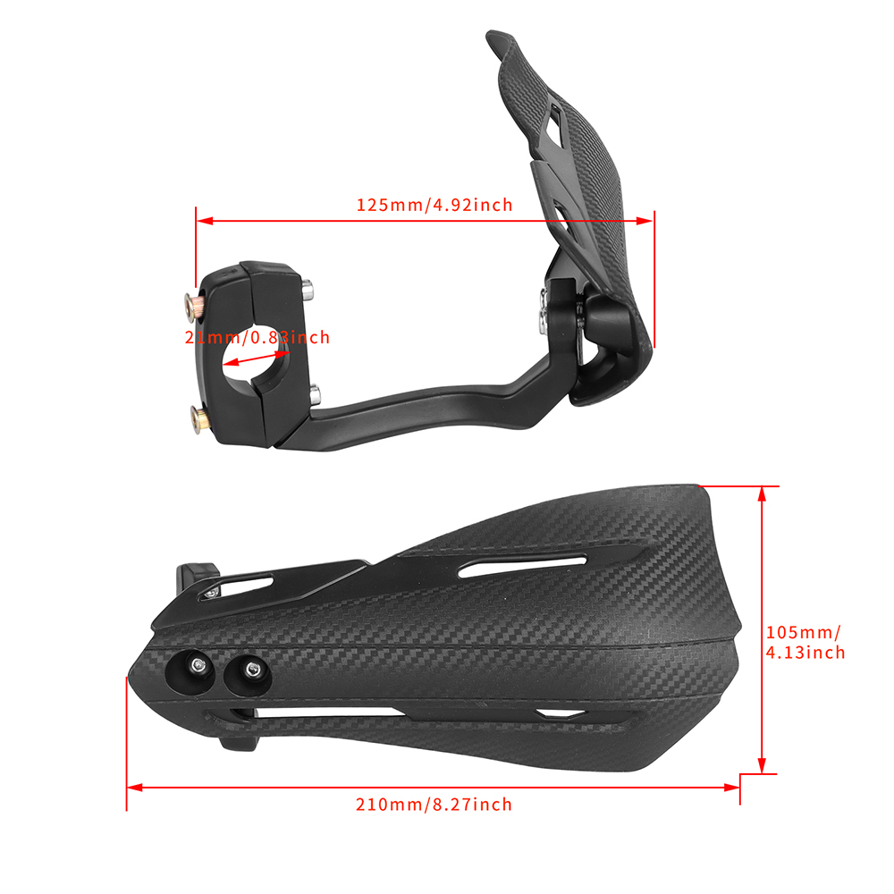 Universal motocicleta guiador handguard mão guarda escudo protetor engrenagem protetora para motocross sujeira pit bike atv quads