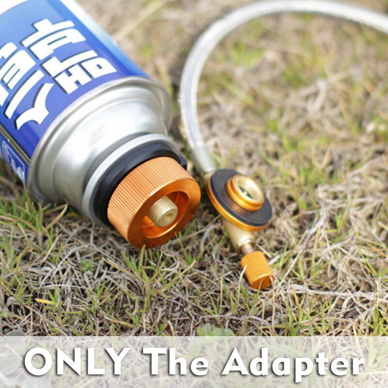 Adaptador de latas para acampada, cabezal convertidor de quemador de Picnic, Cartucho de combustible de Gas para quemadores divididos, accesorios para estufa al aire libre, 28x42mm