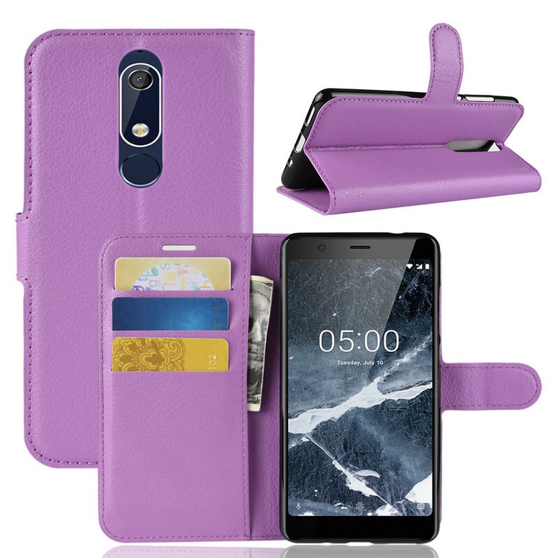 Voor Nokia 5.1 5 Ta-1061 Wierss Portemonnee Telefoon Geval Voor Nokia 5 Ta-1053 Ta-1024 Flip Lederen Beschermhoes Etui Coque Fandas Case