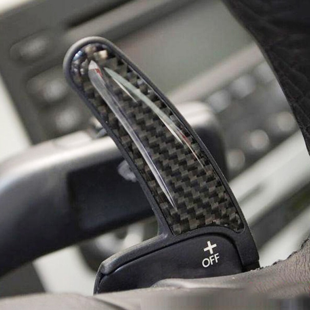 Stylish 2Pcs/Set Carbon Fiber Paddle Shift/ Extensions durability for Golf 6 GTI/ R20 Cool R36 CC/ Carbon Fiber Pattern