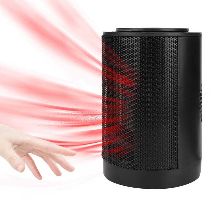 Calentador eléctrico con rotación de 70 grados, dispositivo de calefacción inteligente, de cerámica, PTC, portátil, rápido, 1200W