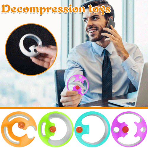 Innovative Fidget Toys Allows Antiestres Decompression Make Tricky Spin Figet Toys Stress Fidgeting 4Color Fidget Toy