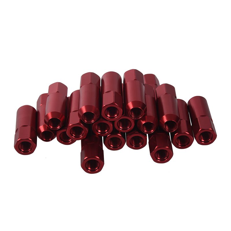20 x Stalen wielmoeren Tuner STAR M12x1.5 met stersleutel