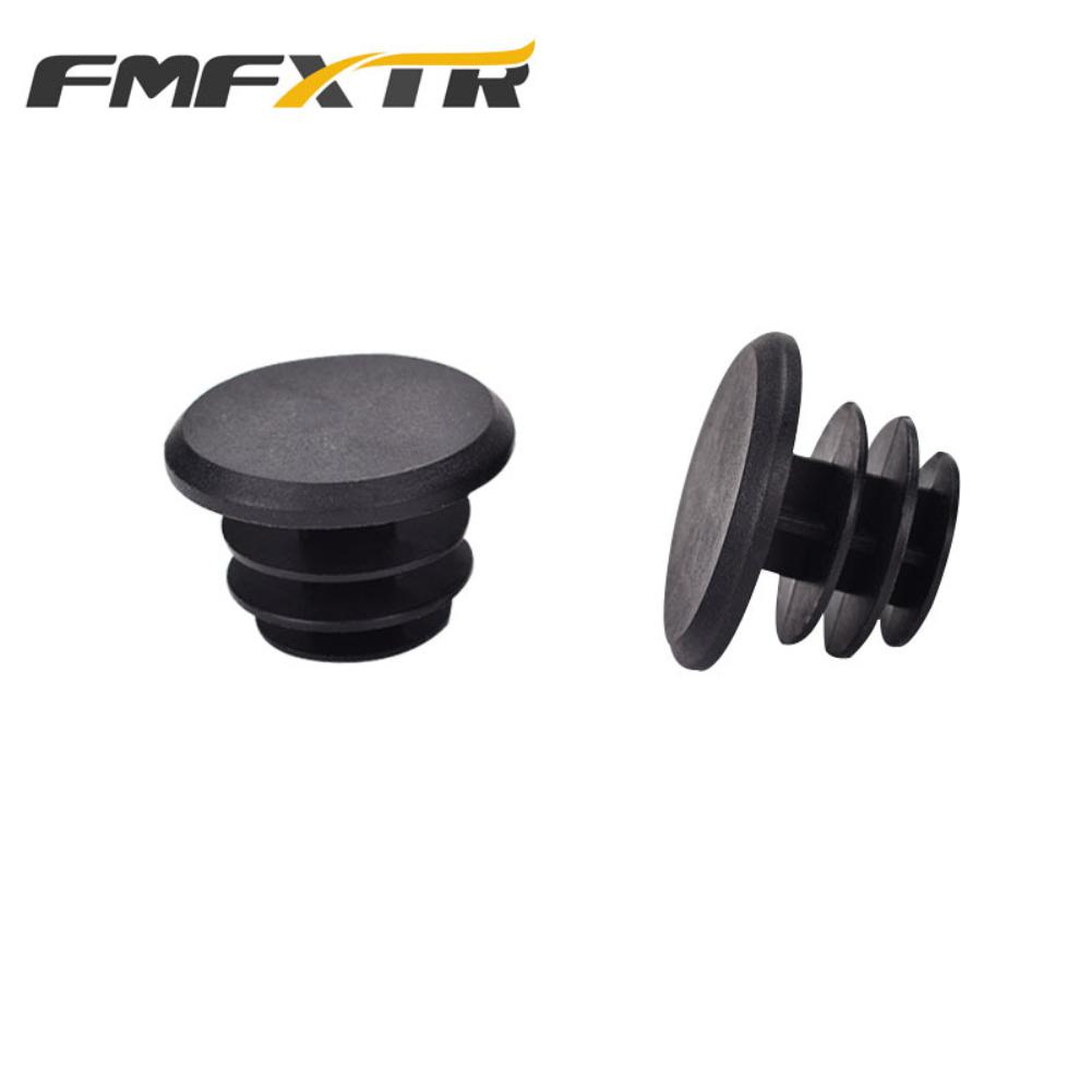 1 par mountainbike stångpluggar mtb landsvägscykel styre ändpluggar styrkåpor plast pvc handtag grip stång ändstoppar: 02 svarta
