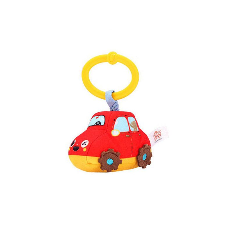Nette Vlies Pädagogisches Spielzeug Baby, Kleinkind Spielzeug dehnen Vibration ziehen Ring Plüsch Rassel Hand Schütteln Glocke Bett Glocke Spielzeug Weichen: Wagen Anhänger