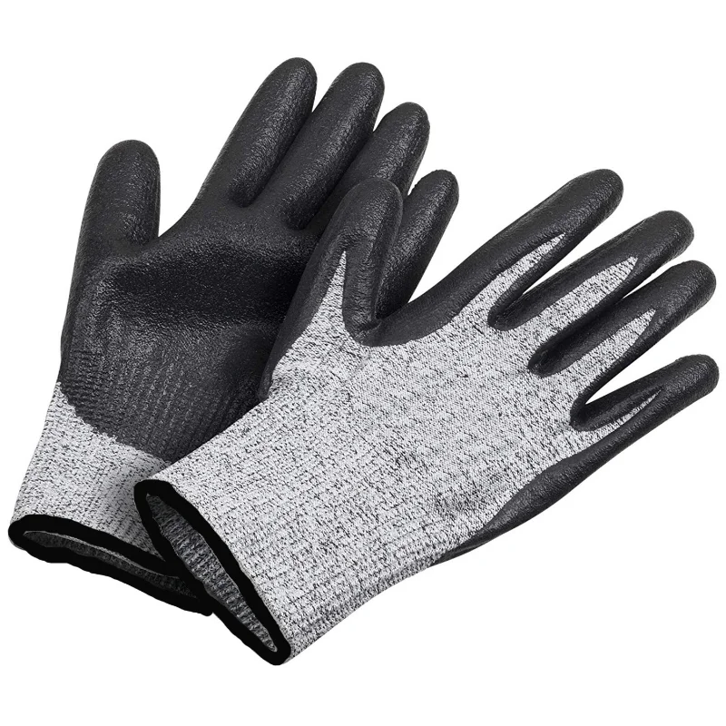 1 paar Ebene 5 Schneiden Prävention Kochen Handschuhe Hitzebeständige Schweißen Handschuhe Hohe Temperatur Küche Grill Handschuh Verhindern: L