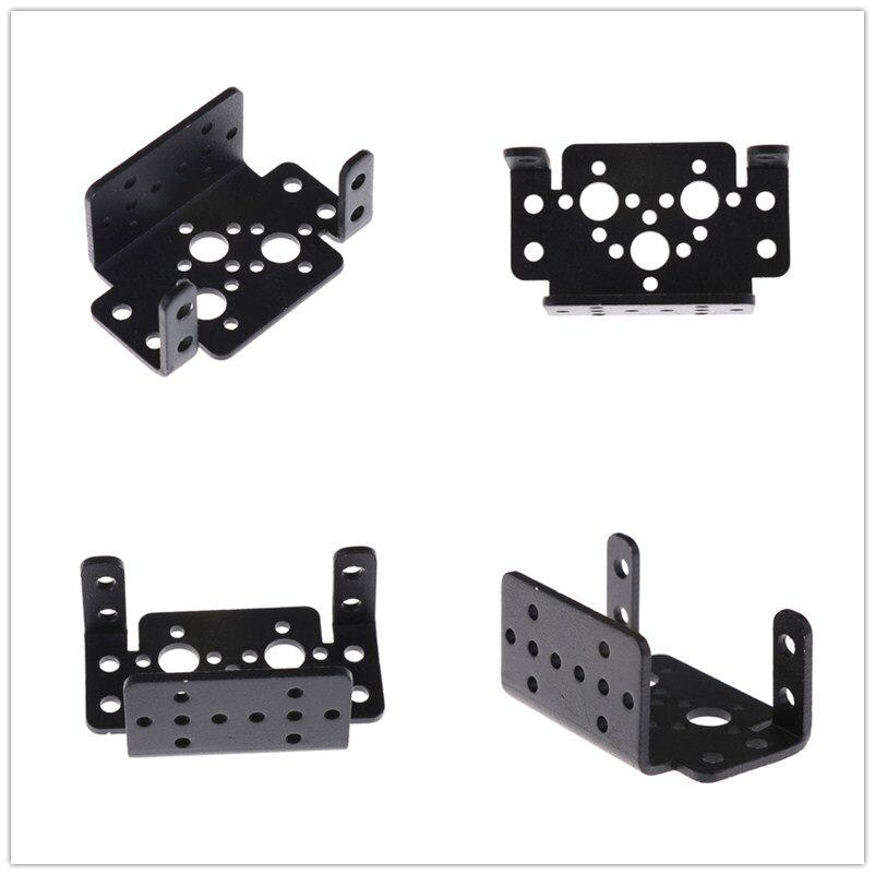 1Pcs Aluminum Multifunction Servo Bracket for MG995 MG996r Universal Support Robot Steering Gear Bracket