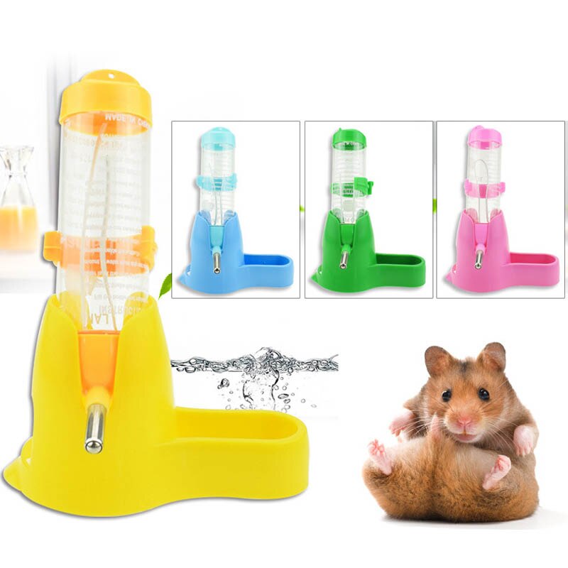 Hamster Water Bottle Small Animal Accessories Automatic Feeding Device Food Container 3 Styles 1 Pc Pet Drinking Bottles