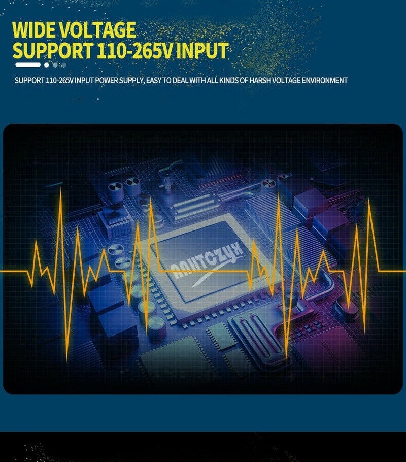 12V/24V 8A Full Intelligent Pulse Repair Changer Digital Touch LCD Display Car Battery Charger Wet Dry Lead Acid Battery-charger