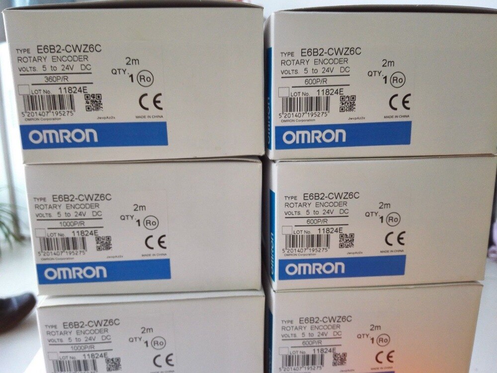E6B2-CWZ6C Incremental Optical Rotary Encoder Rotary Switch 30P/R To 2500P/R 5-24V