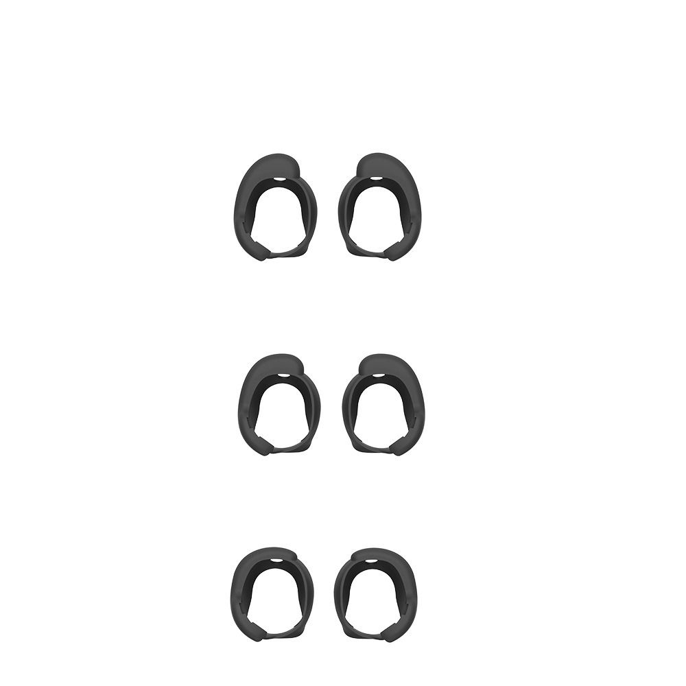 3 par silikon øreproppedeksel erstatning støvtette ørehetter øreproppdeksel til bose quietcomfort earbuds ii / ultra ørepropper: Oliven