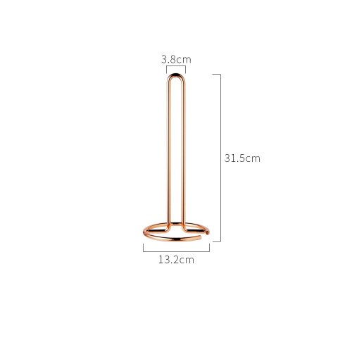 Stainless Steel Kitchen Roll Paper Towel Holder Bathroom Tissue Stand Rose Gold Napkins Rack Home Kitchen Storage Accessories: C