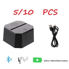 1/2/5/10 stk 3d musik buletooth akryl lampe base genopladelig natlys fjernbetjening berørbar usb lysende lampda udskiftning