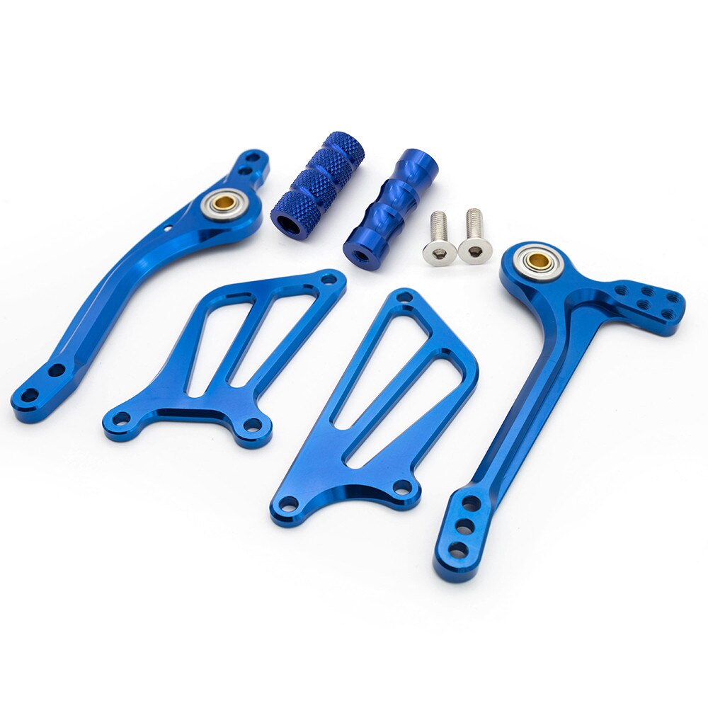 Für Suzuki SV650 SV650S SV 650 Aluminium Motorrad Fußrastenanlage Fußstütze Fußrasten Brems Getriebe Schicht-Schalthebel + flüGel