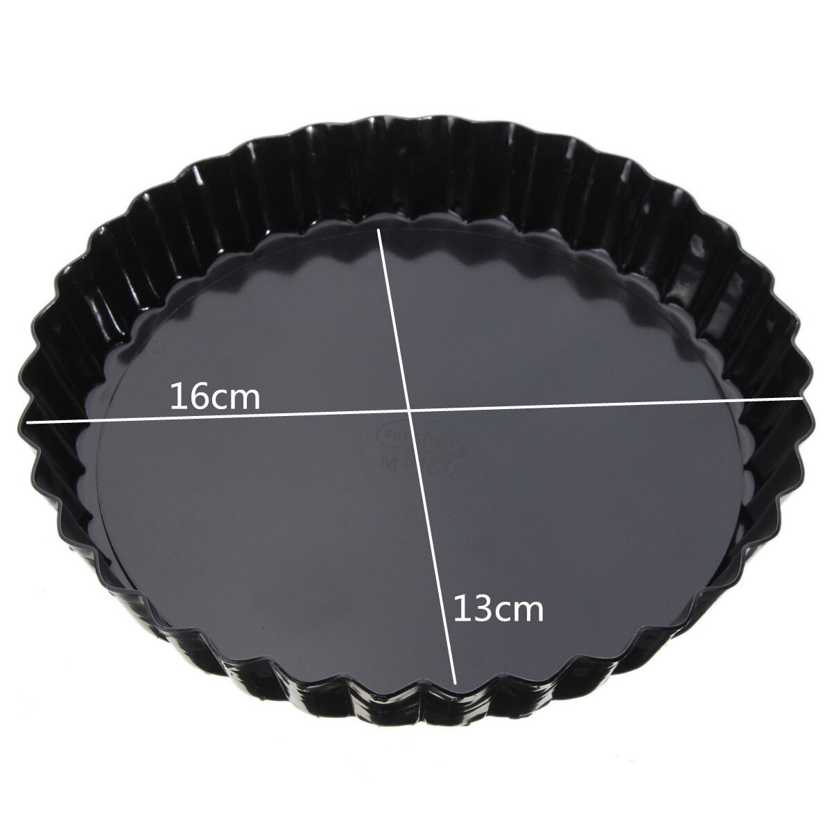 6 '' flan tin tærte tærteform riflet kage bageplade non stick løs bund form kit køkken applikation