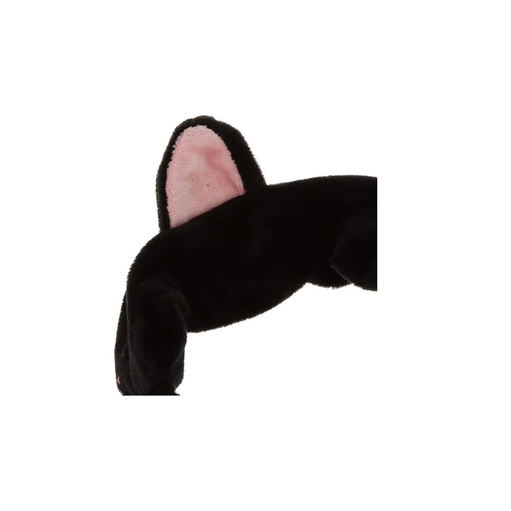 Bandeaux oreilles de chat pour femmes et filles, accessoires de maquillage, lavage du visage, Turban noir