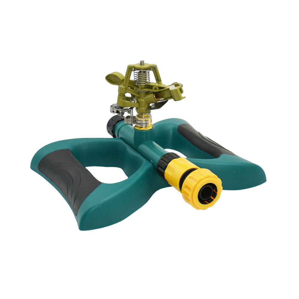 Zinc Alloy Water Watering Sprinkler Sprayer Lawn Garden Rocker Sprinkler With Nozzle Support Adjustable Farm Irrigation Kits