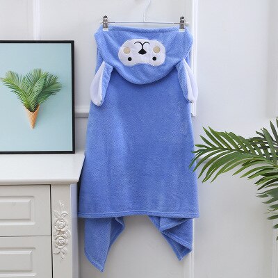 Toallas de baño con capucha para niños, edredón de bebé de alta densidad, suave y cómodo, con dibujos de animales, capa, 70x140cm: 6