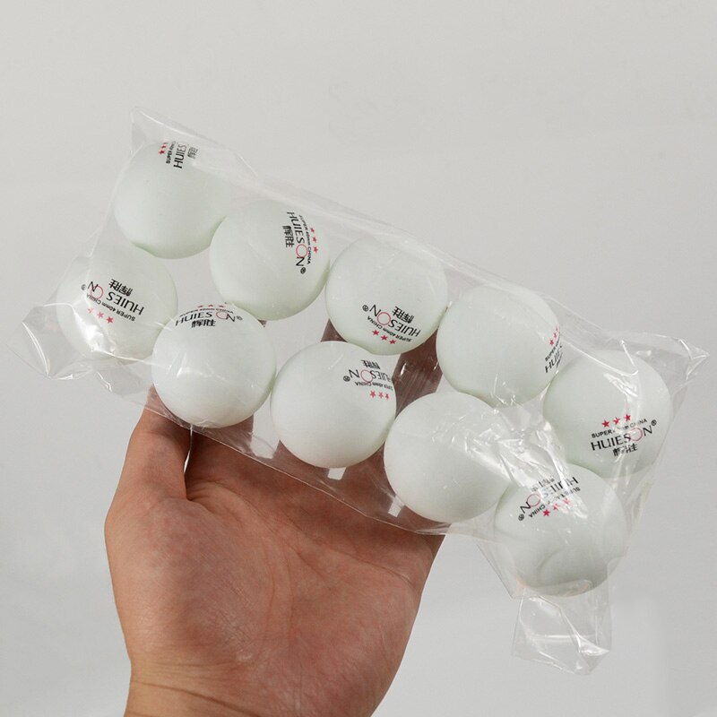 Huieson 10 stks/zak Professionele Pingpongbal 40mm Diameter 2.9g 3 Ster Pingpongballen voor Concurrentie Training lage Pirce