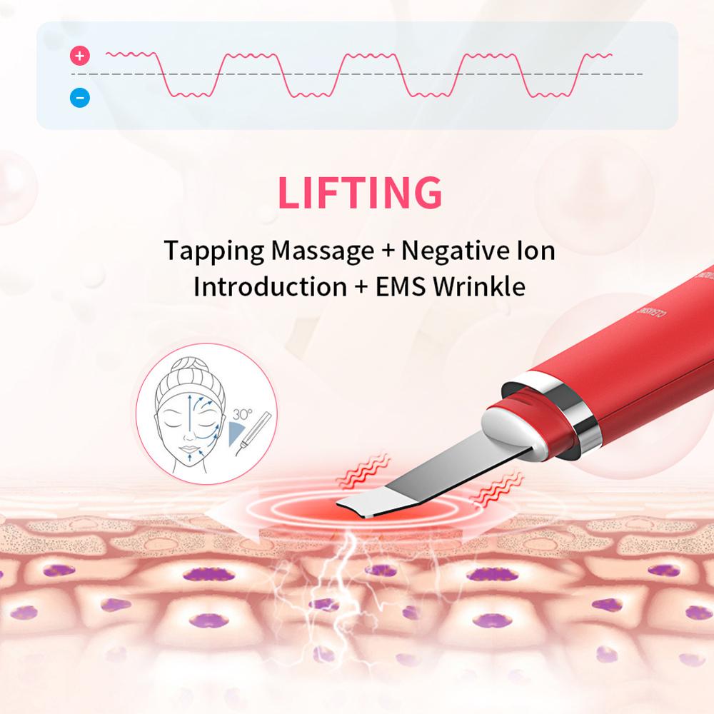 Limpiador ultrasónico de piel ANLAN, máquina de limpieza por vibración Facial, exfoliante de espinillas, exfoliante de poros, herramientas de limpieza Facial