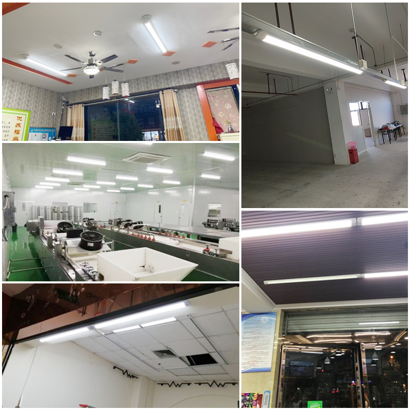 T5 T8 Tubo de luz LED 220V 30cm 60cm 120cm Lámpara de pared Bombilla Lampada 20W Tobe lampa 2FT 4FT Para el hogar Cocina interior Iluminación Lámpara de barra de luz fluorescente con tubo súper brillante