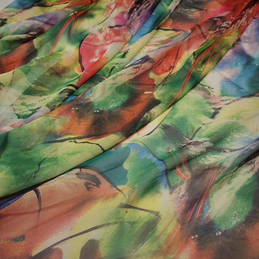 Dress Dancing Fabric Flowing 30D Chiffon Light Fabric Costume Material DIY Stage Cosplay