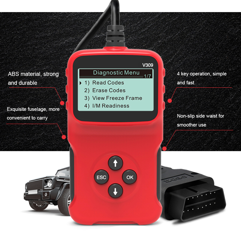 Auto Detectorfout Auto Diagnostic Tools Lezen Card Auto Repareren Auto Diagnostic Check Engine Licht Interface Scanner