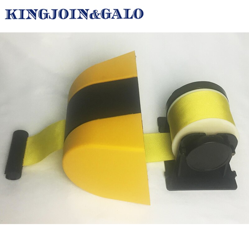 10m Belt Wall Amount Retractable Barrier Tape Safety For Warehouse Workshop Crowed Control Colorful Optional