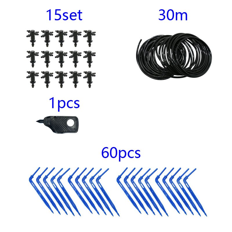 4-way pijl druppelaar Cross drip pijl systeem Kas Druppelen Pijl kit Tuin irrigatiesysteem potplanten Gieter