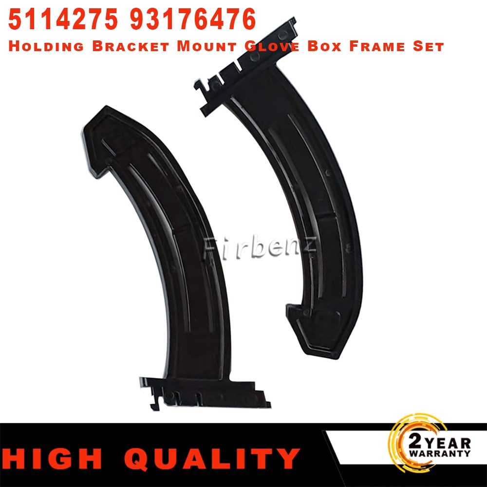 5114275 93176476 Holding Bracket Mount Glove Box Frame Set for Opel Astra G From 1998