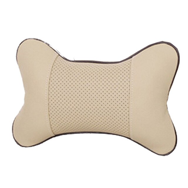 Zd for renault megane 2 3 pölynimuri vw touran passat  b6 golf 7 t5 t4 fiat 500 auton niskatuki niskatyyny tarvikkeet nahkatyyny: Beige  x2