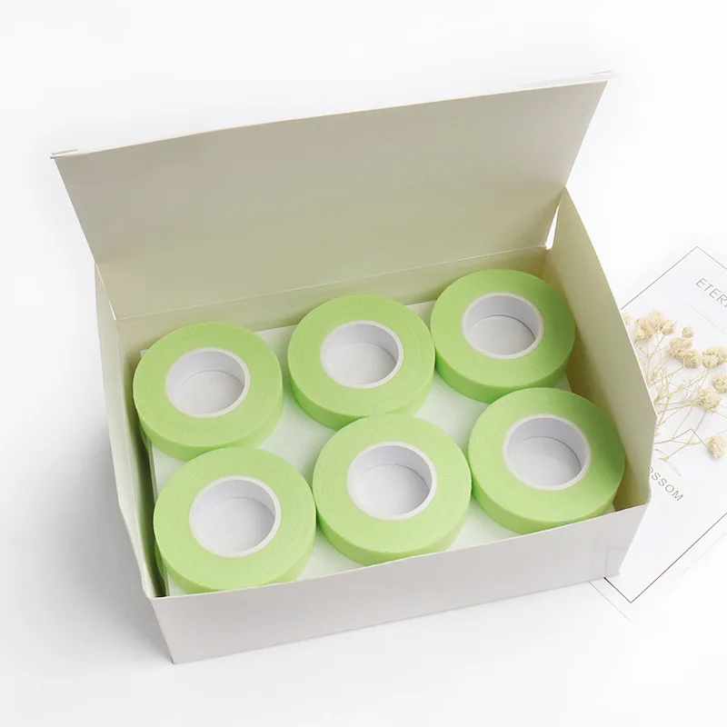 Øjenvippetape 5 ruller åndbar non-woven stof klæbende tape til hånd øje klistermærker makeup værktøj øje patches til forlængelse