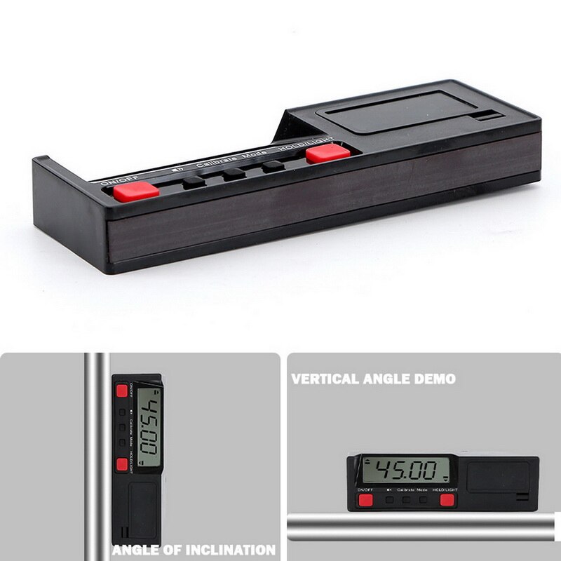 4x90° With Magnetic Electronic Digital Display Inclinometer Angle Ruler Level Meter Protractor Smart Tool Level Inclinometer