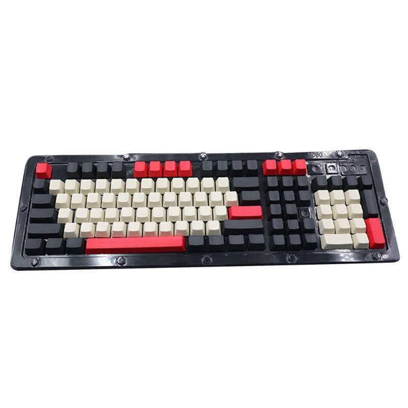 Clavier mécanique PBT à 104 touches gravées au Laser, coloration par Sublimation, couleur assortie, profil OEM, jeu de capuchons de touches, 066A