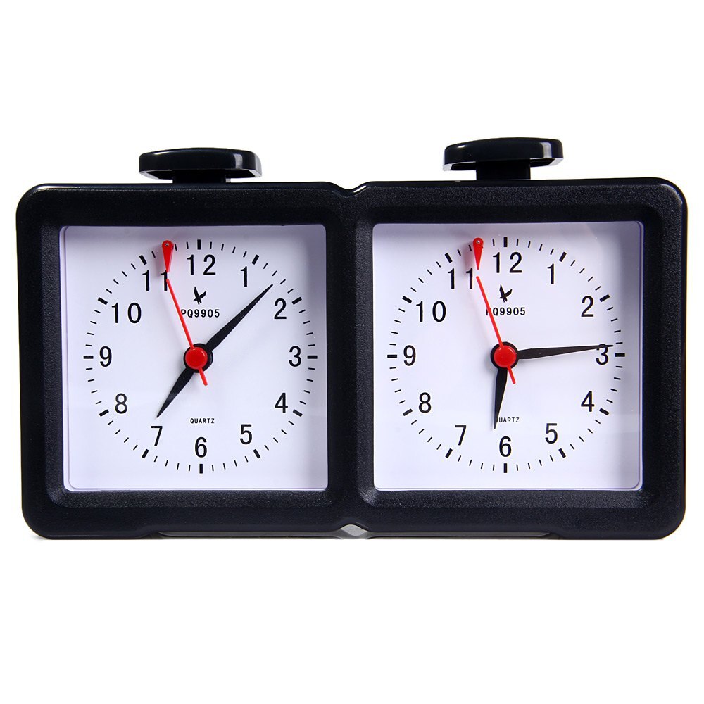 I-GO Count Up Down Timer Electronic Quarz Analog Chess Clock for Chinese Chess International Chess for Game Competition School