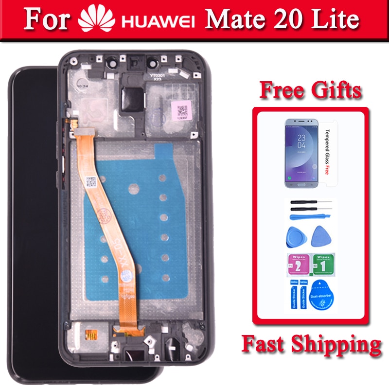 Original Display For Huawei Mate 20 Lite SNE-AL00 SNE-LX1 SNE-LX2 LCD Touch Screen Digitizer Assembly Maimang 7 Replaceme