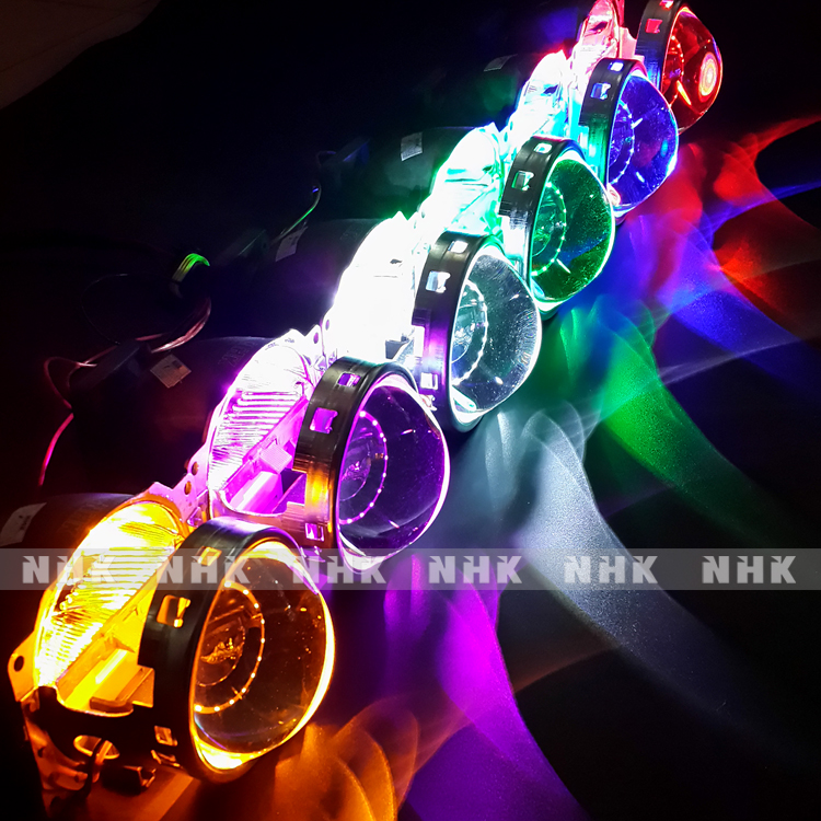 NHK LED circle demon eyes 360 devil eyes car accessories