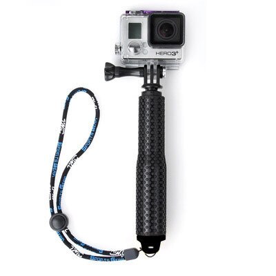 Kort leo gopro selfie pinne aluminiumslegering 19 tommer sp selfie pinne selfie pinne handling kamera dykker selfie pinne: Svart og hvitt med mønster
