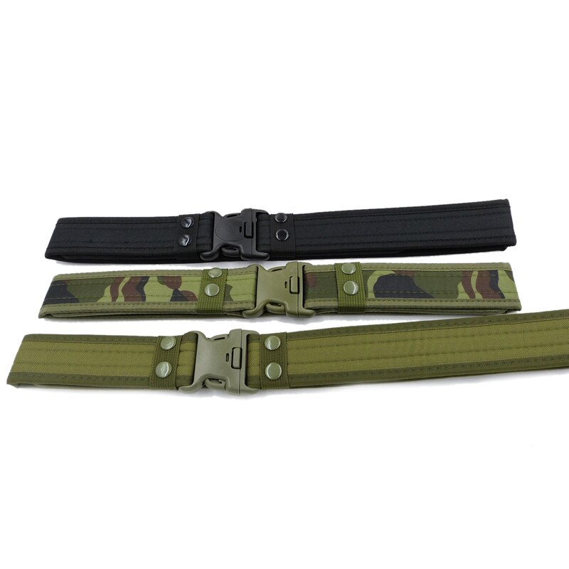 Cinturón deportivo ajustable de alta resistencia con hebilla de plástico, equipo para exteriores