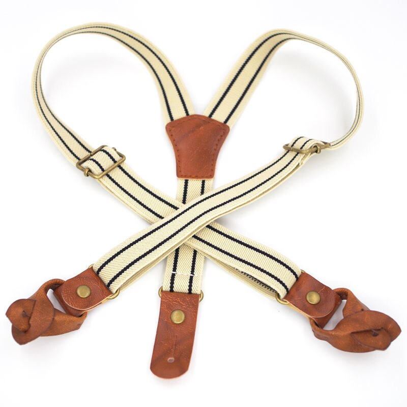 Kids Suspenders baby Leather Braces Children Buttons tirantes boy suspensorio bretelles hommes jartiyer bretels