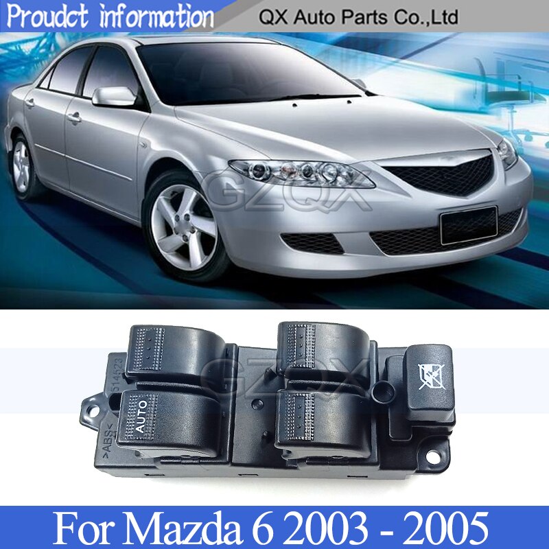 Capqx Linksvoor Window Schakelaar Panel Voor Mazda 6 2003 2004 2005 Master Console Schakelaar