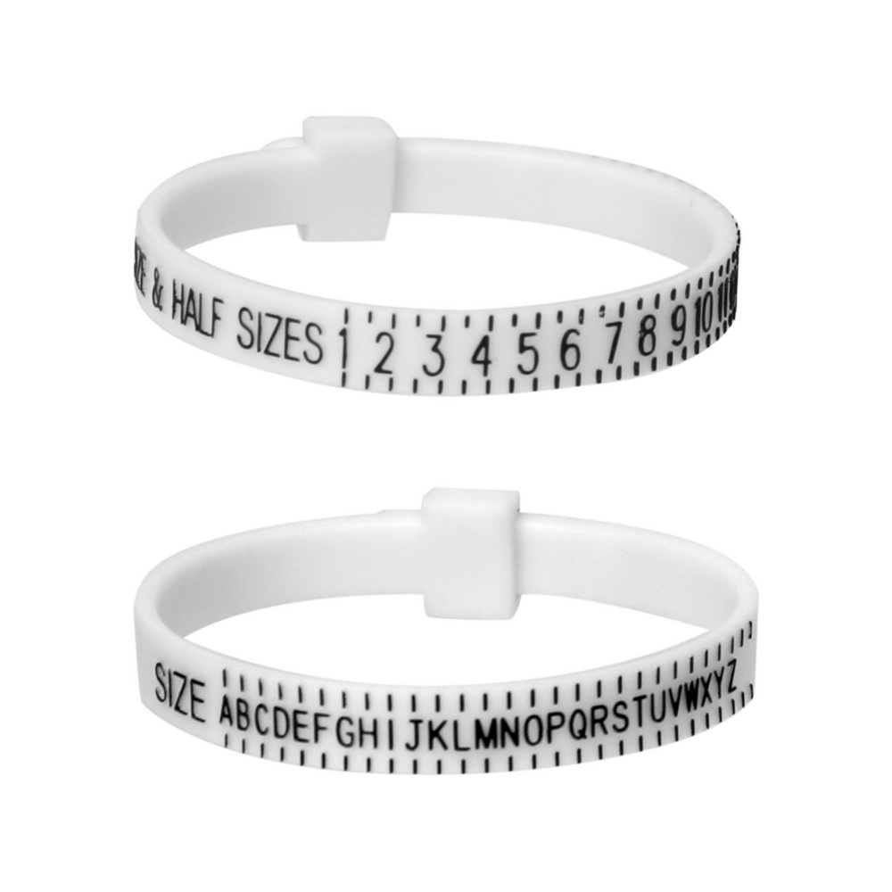 US UK Ring Sizer Measure Finger Gauge Measuring Tool Accurate For Wedding Ring