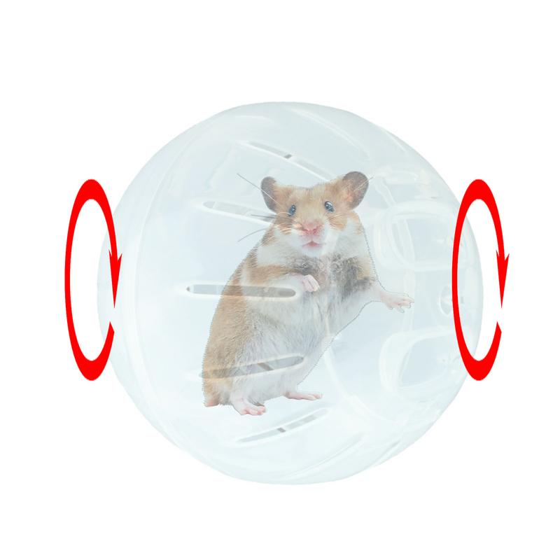 Pelota para hámster, rueda de ejercicio, pelotas para trotar para hámster, pelotas de ejercicio seguras para correr, rueda para hámster para oso dorado