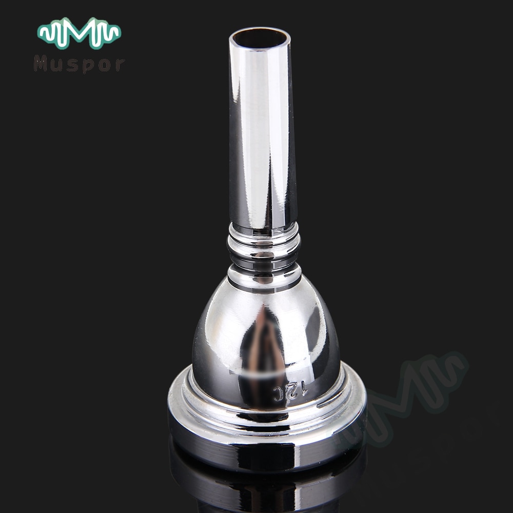 Glory Professonal Verzilverd Kleine Schacht Alttrombone Mondstuk Bb 12C Posaune Tromba