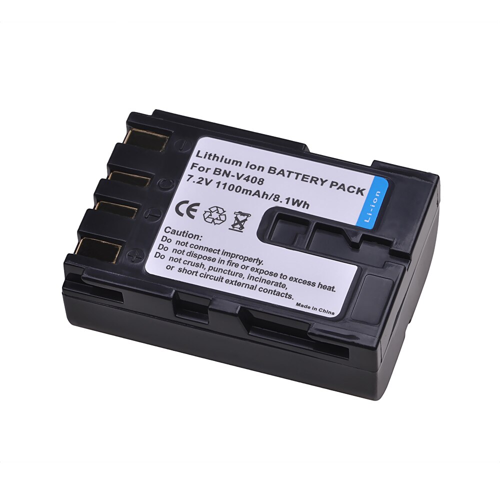 1100mAh 7.2V BN-V408U BNV408U BN-V408 BNV408 Battery for JVC GR-D230US GR D30 D30E D30U D30US D31EK D31US D32 Camcorder.